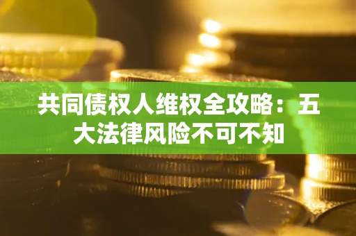 北京共同债权人维权全攻略：五大法律风险不可不知