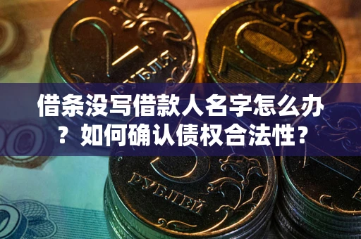 北京借条没写借款人名字怎么办？如何确认债权合法性？