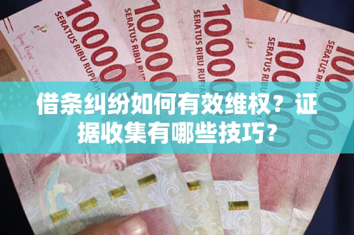 北京借条纠纷如何有效维权？证据收集有哪些技巧？
