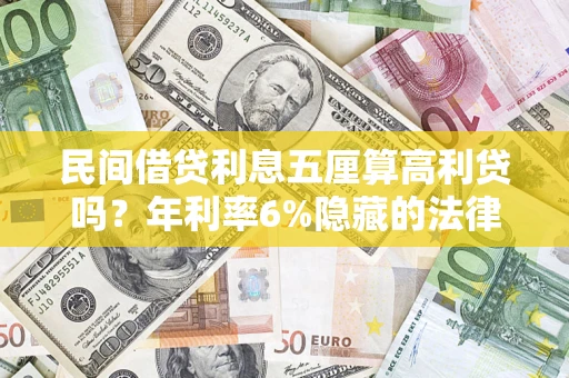 北京民间借贷利息五厘算高利贷吗？年利率6%隐藏的法律风险全解析