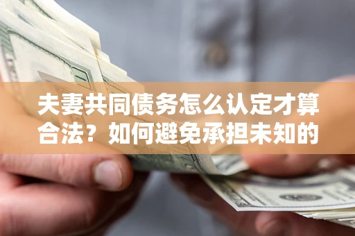 北京夫妻共同债务怎么认定才算合法？如何避免承担未知的债务风险？
